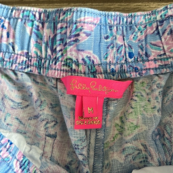 LILLY PULITZER Colorful Patterned Women’s Pants Size Medium - Picture 2 of 7